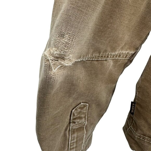 Kuhl Vintage Patina Dye Canvas Work Jacket Brown Mens Size M - Picture 6 of 9